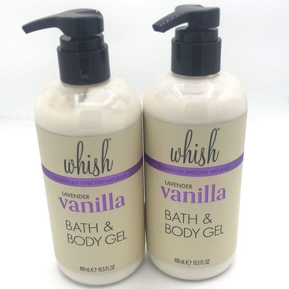 Whish Bath and Body Gel Lot 2 Lavender Vanilla - Picture 2 of 2